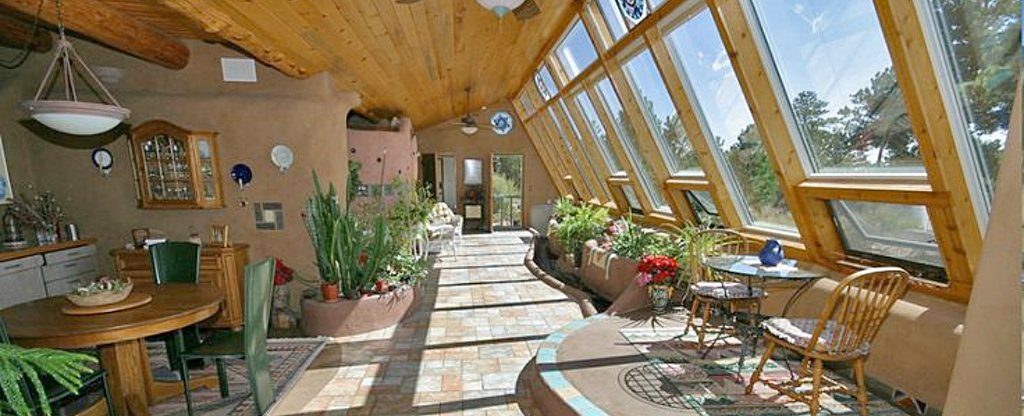 custom earthship interior offgrid builders