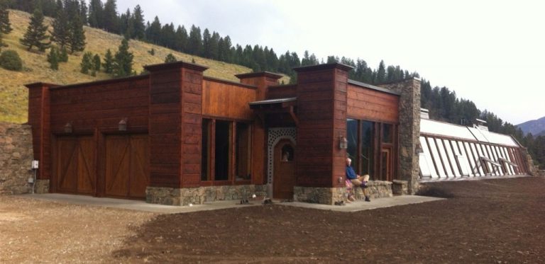 Montana Biotecture home, off-grid