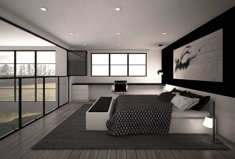 Sierra Alta ADU loft bedroom rendering