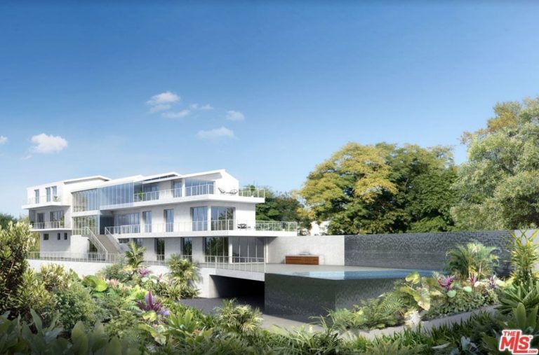 Nimes Private Residence exterior with terraced landscaping