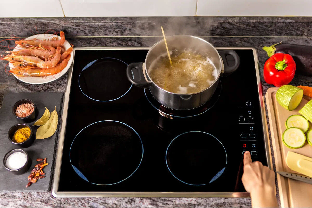 Induction cooktop