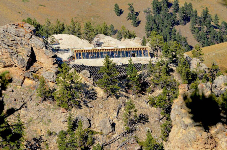 Wyoming Biotecture home, exterior