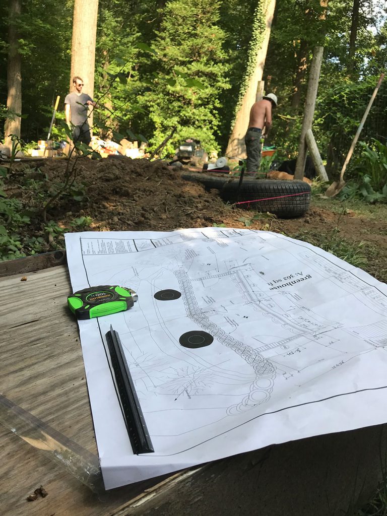 Biotecture building under construction in Ambler, Pennsylvania