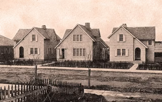 The U.S. Housing Corporation built nearly 300 homes in Bremerton, Wash., during World War I. National Archives
