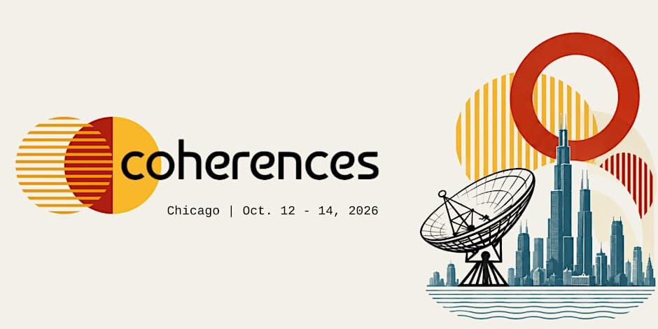 Coherences banner: Chicago, October 12 to 14, 2026